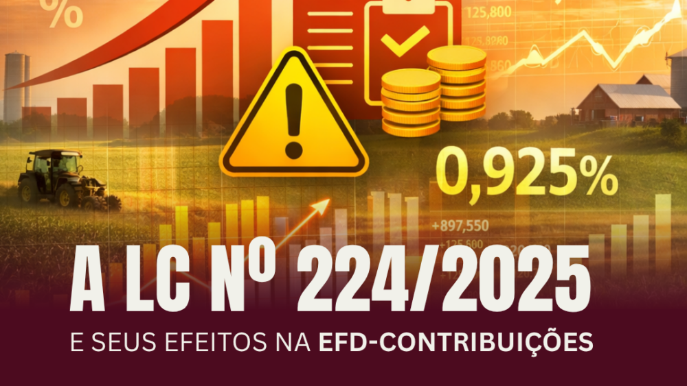 A Lei Complementar nº 224/2025 e seus Efeitos na EFD-Contribuições